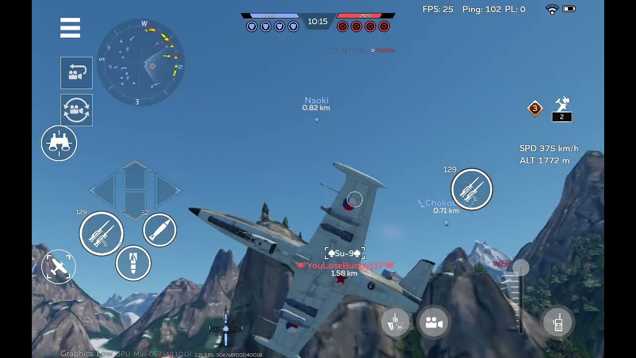L-39ZA, Yak-17, Su-9, MiG-9(I) air battle gameplay #WTM