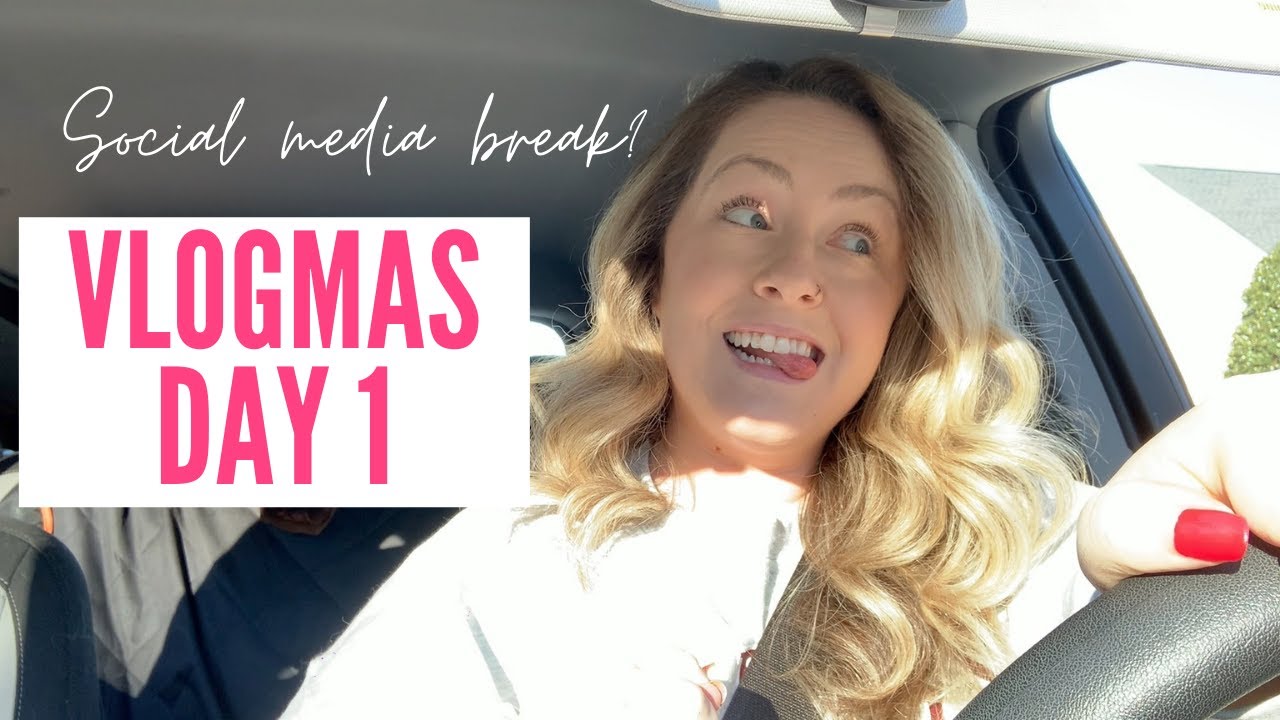 Vlogmas Day 1 // Interviewing & Why I'm Taking Time Off Social Media
