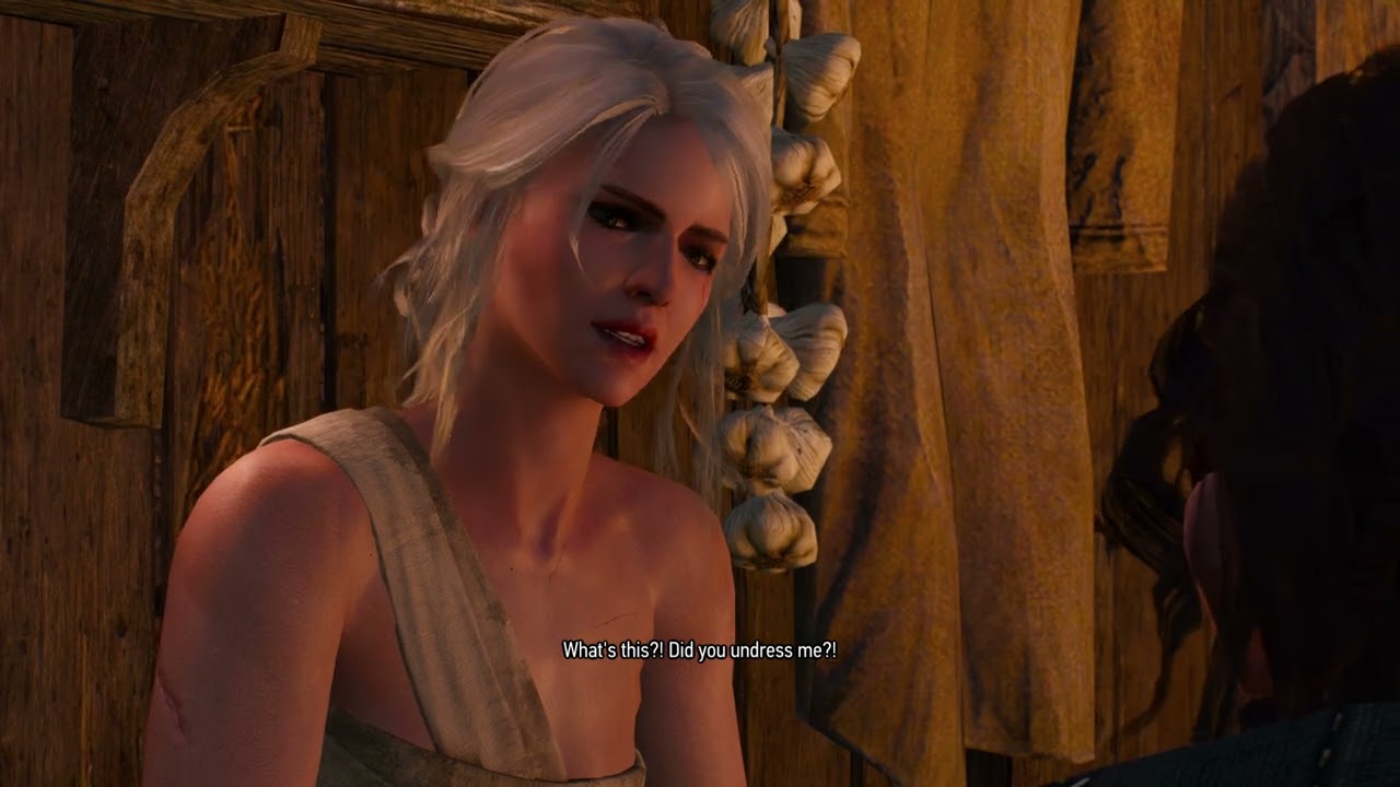 The Witcher 3 - The Calm Before The Storm: Ciri Meets Skjall Dialogue Choices Gameplay PS5 4.0