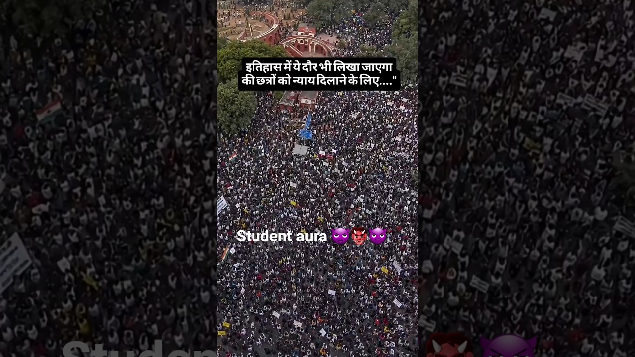students save in life #studentsprotest in jantar mantar  protest