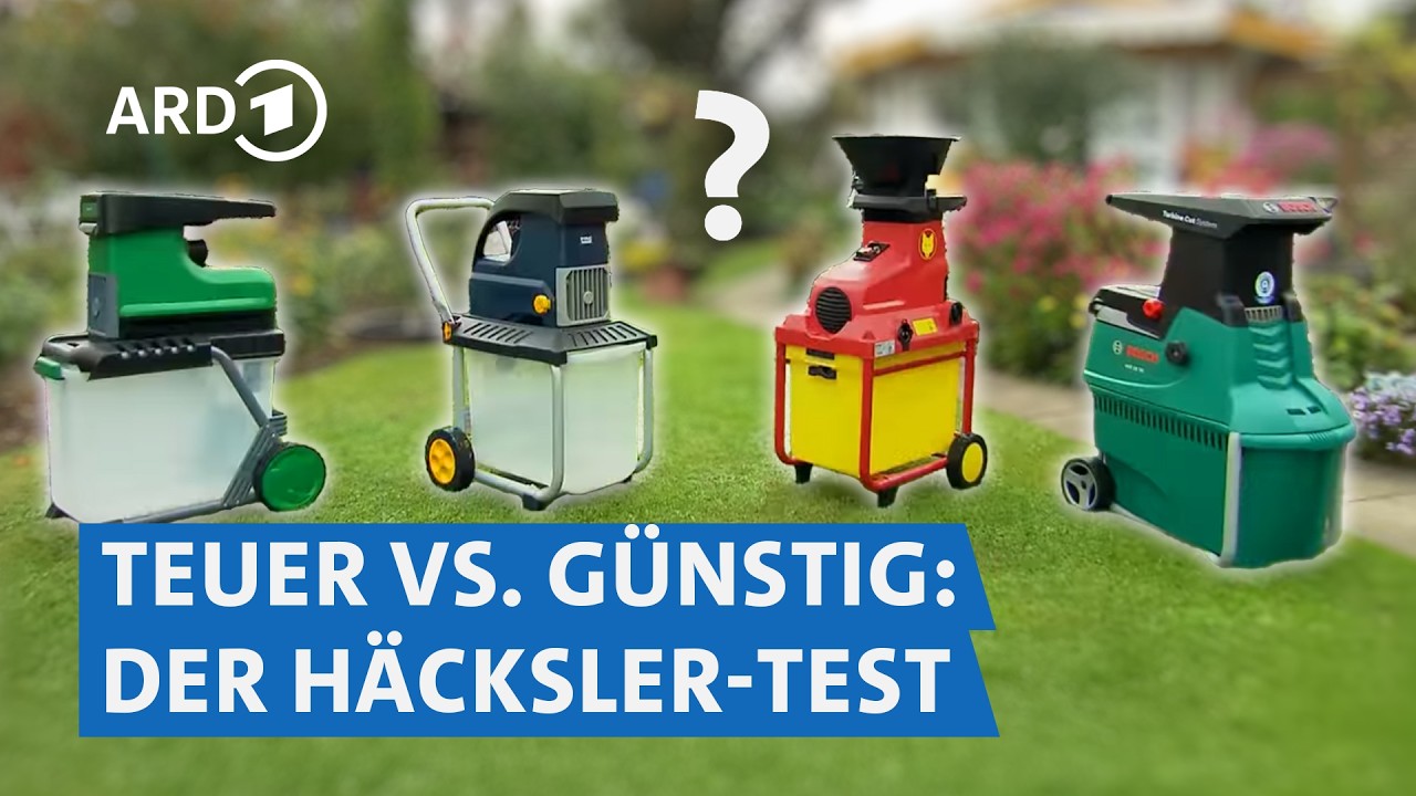 Gartenhäcksler im Test: Hilfe für Heimgärtner? | Marktcheck SWR
