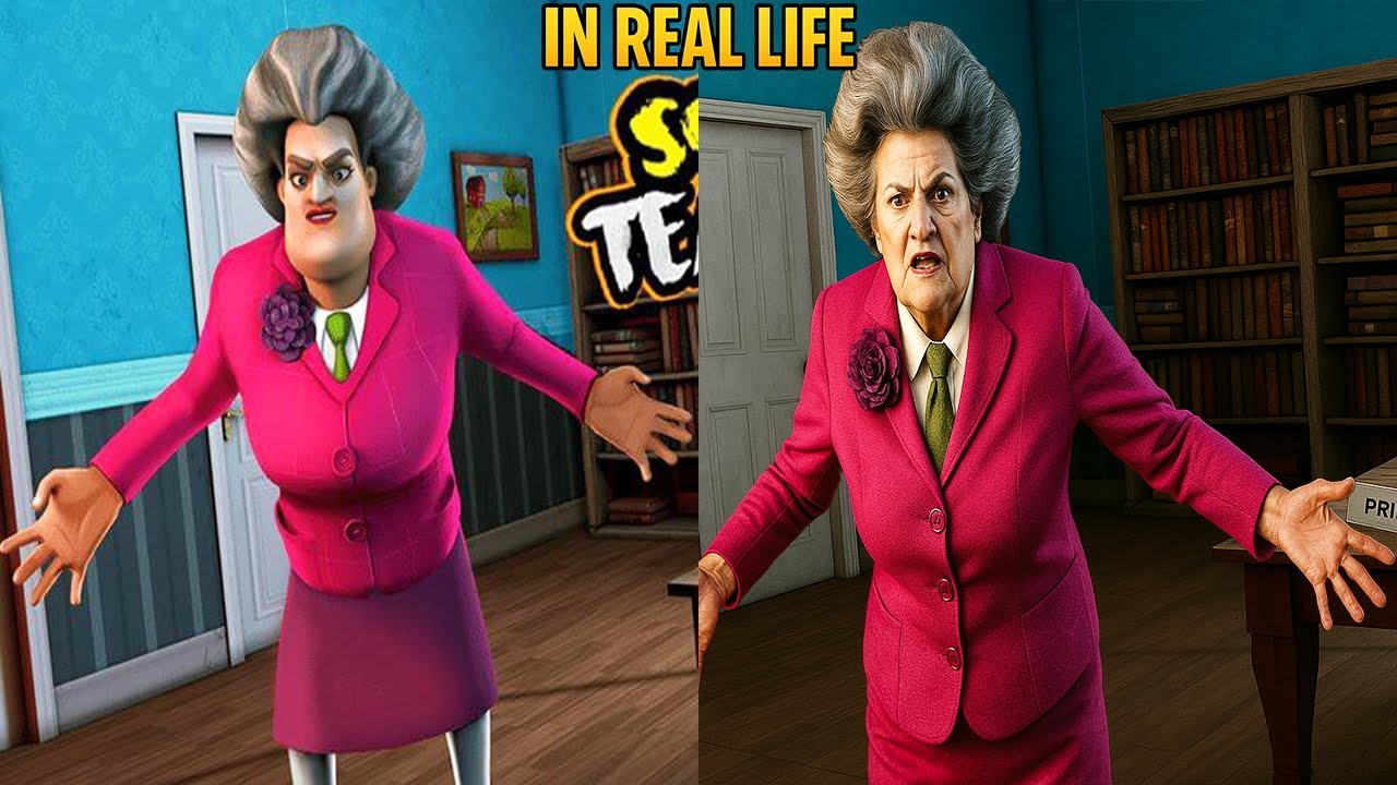 Scary Teacher 3D in REAL LIFE - All New levels Troll Miss T Gameplay - New Update New Secret Chapter
