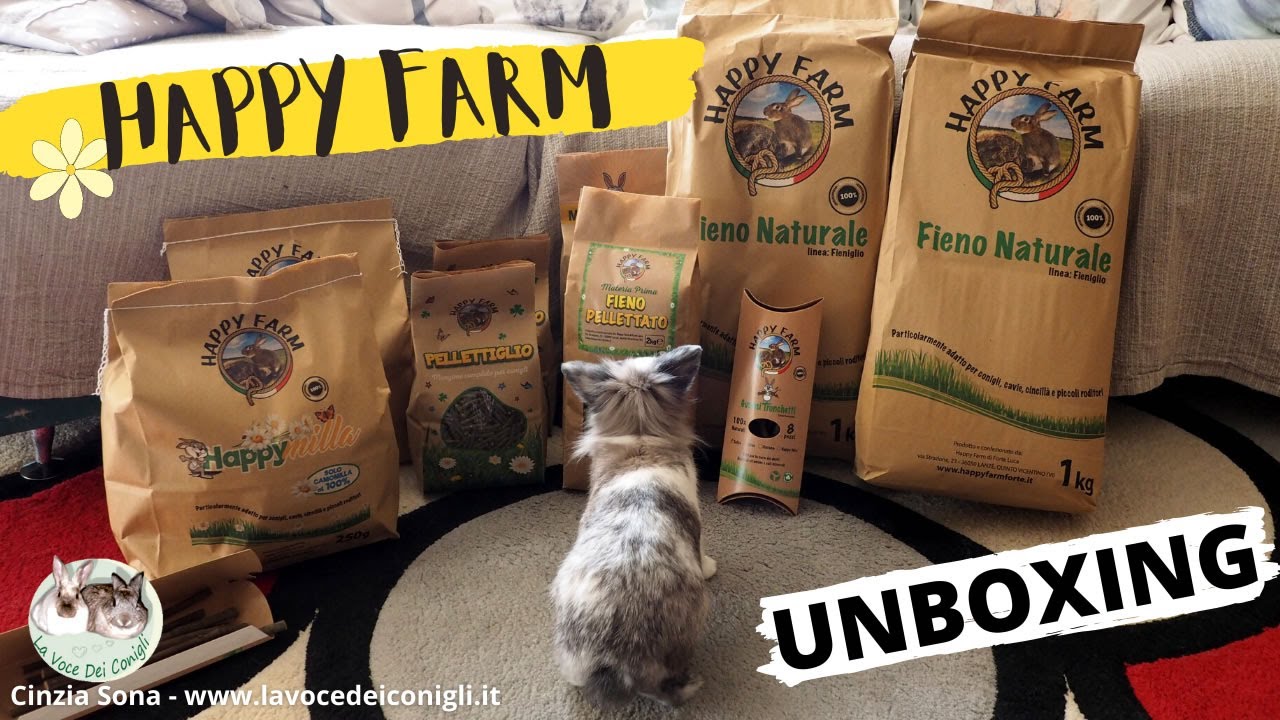 HAPPY FARM UNBOXING #coniglio #rabbits