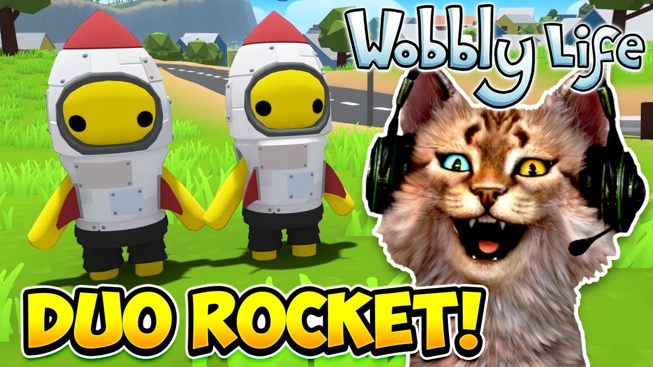 DUO LETOY MENJADI DUO ROCKET PALING KOCAK !! Ft. @MisterCemprengGaming - Wobbly Life Indonesia
