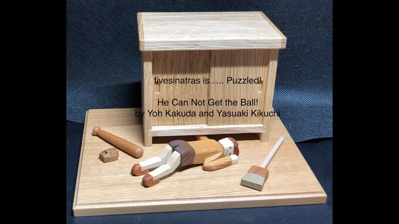 Opening the NOT PARTICULARLY DIFFICULT BUT STILL PRETTY COOL Puzzle Box - He Can Not Get the Ball!