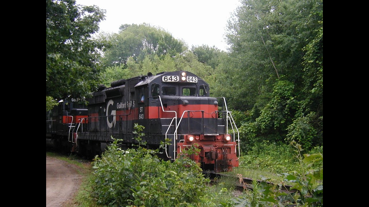 Guilford Rail Systems NAED Westford and Ayer Massachusetts 07-16-2003 with SD26 643 leading