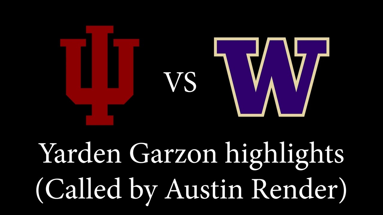 Yarden Garzon Radio Highlights - Indiana vs. Washington