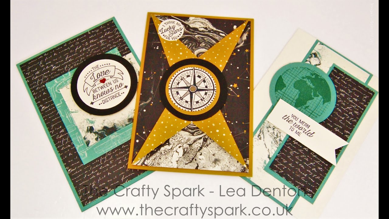 3 Super Simple Speedy Cards #7 Masculine Cards with the Going Places Suite Stampin' Up! UK