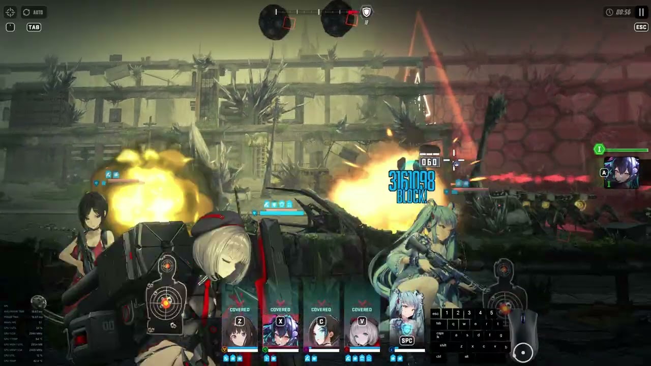 NIKKE - 34-21A-1 Hard 724k Power/54.95% Deficit