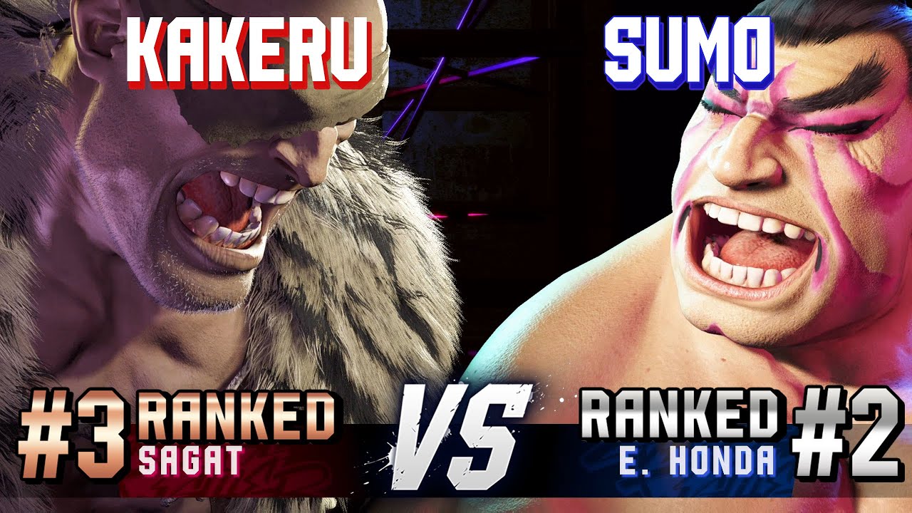 SF6 ▰ KAKERU (#3 Ranked Sagat) vs SUMO (#2 Ranked E.Honda) ▰ High Level Gameplay