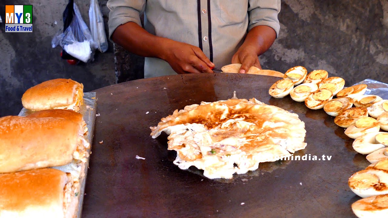 How to Make Spicy Omelette Pav | Mumbai Street Food | Indian Street Food street food