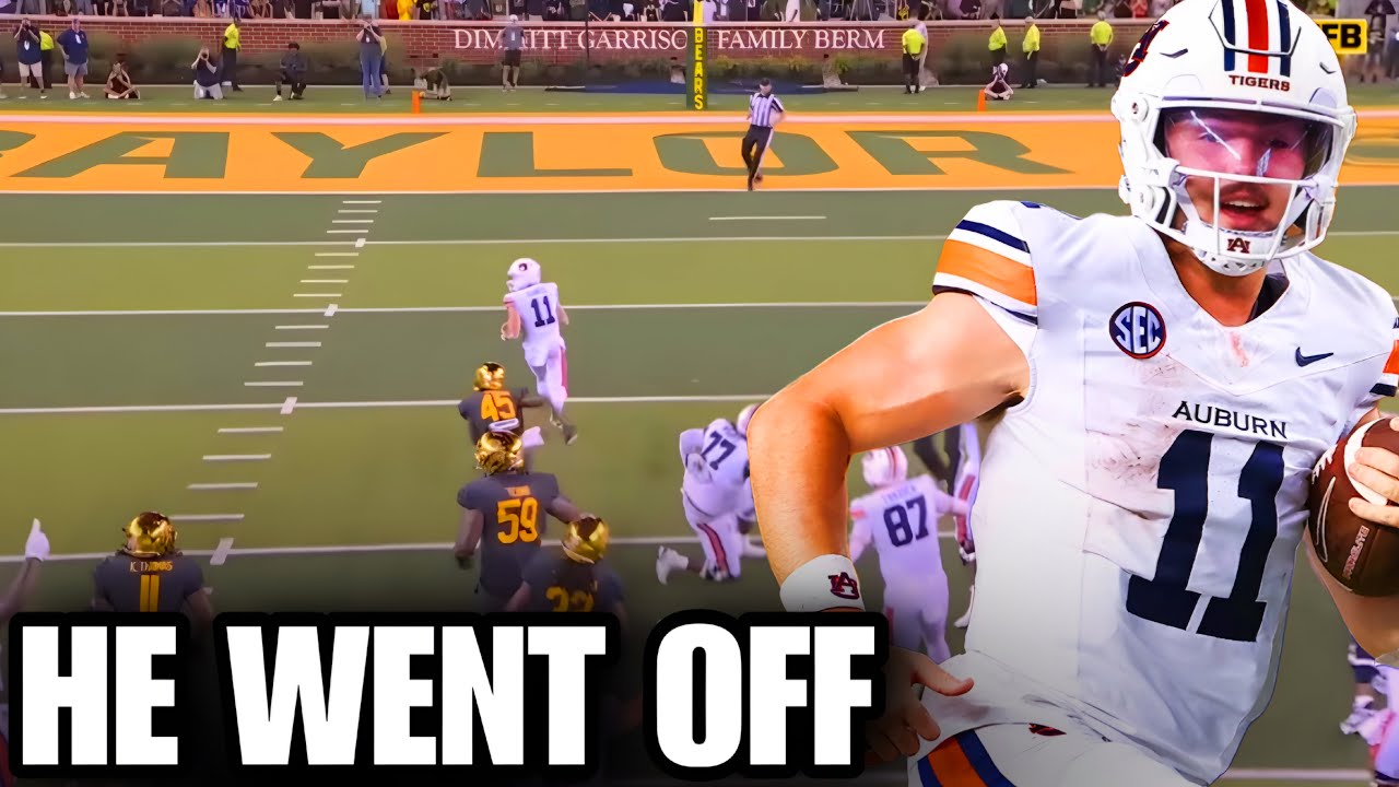 Jackson Arnold DEBUT! Auburn Tigers vs Baylor Bears | Full Game Highlights 