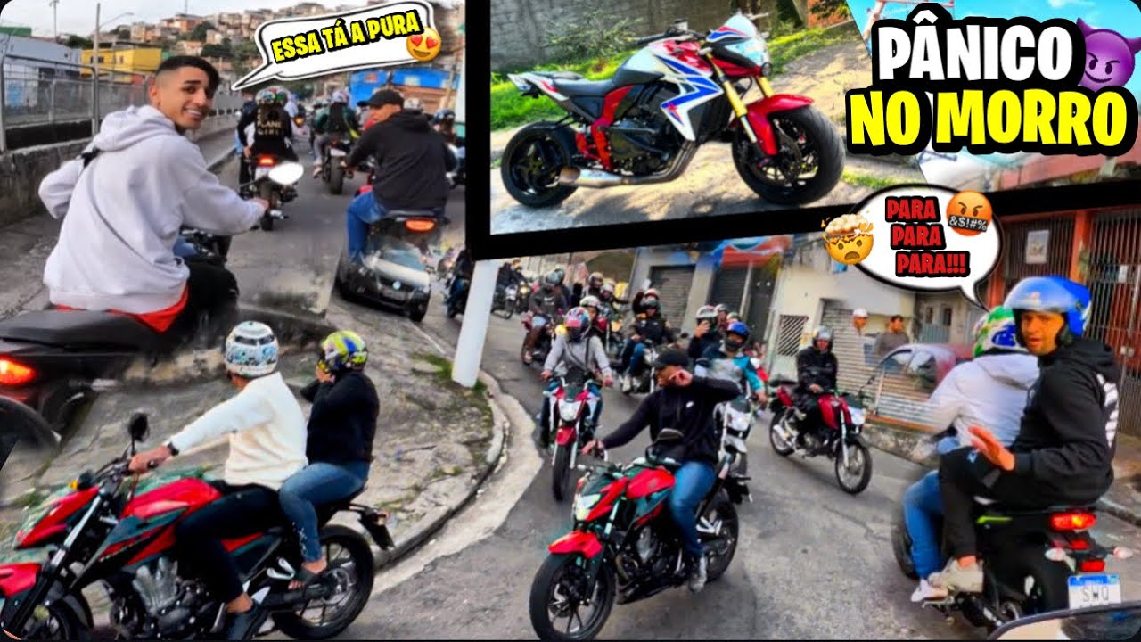 FUI PRO MORRO DE CB1000 REMAPEADA SO O CANO E DEIXEI TODO MUNDO SURDO 🤯