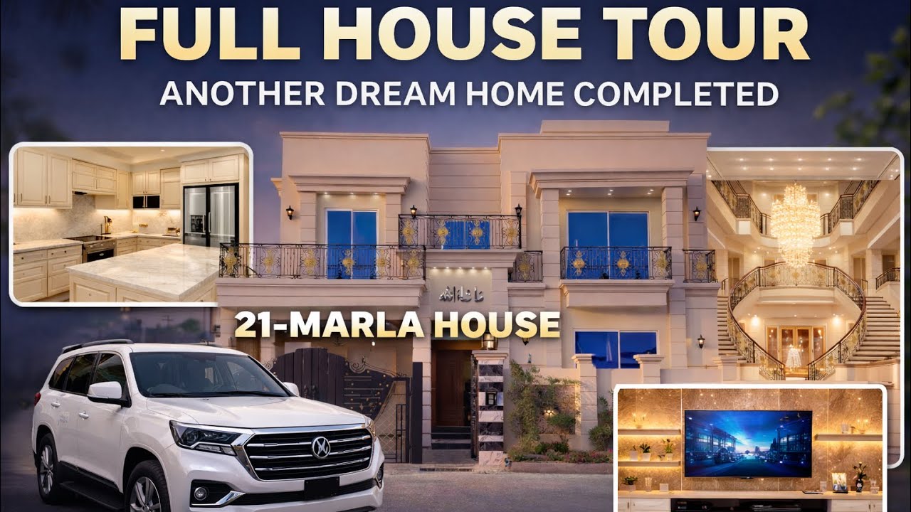 Aysa Ghar Qismqt Sy Hi Milta Ha | 21 Marla Most Luxurious ￼Designer House | Haven Property Center |