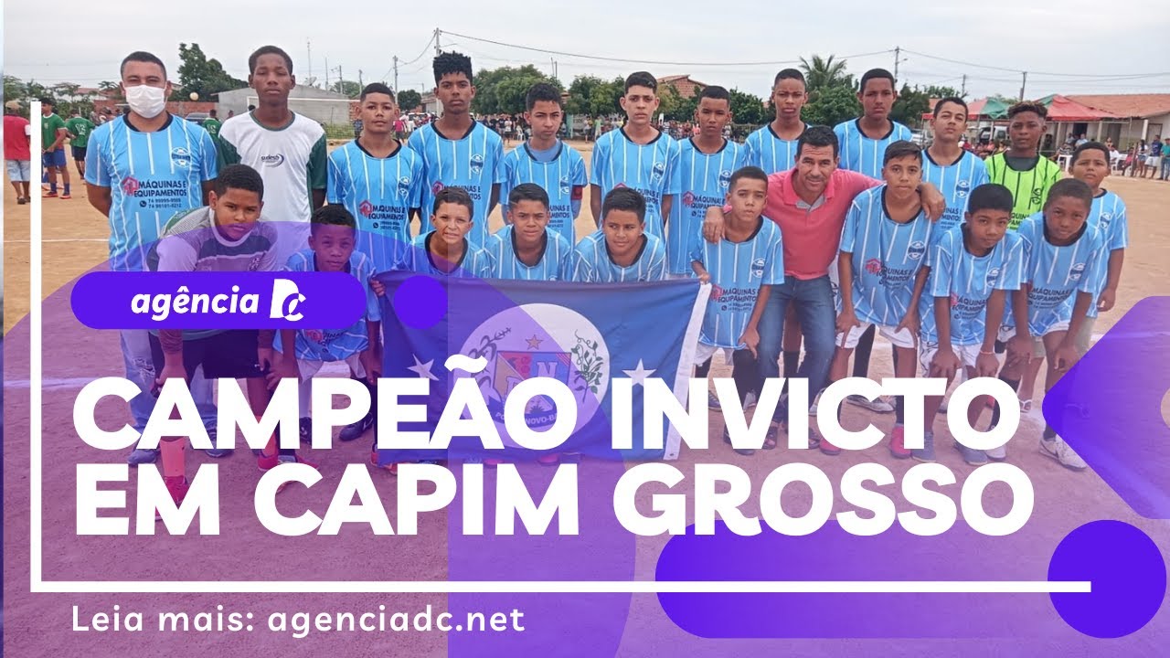 ESTILO JOVEM DE BARRACAS É CAMPEÃO DO CAMPEONATO SUB-14 EM CAPIM GROSSO