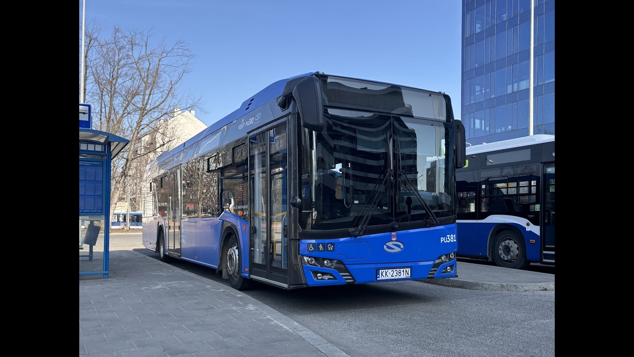 Solaris Urbino 12 mild hybrid IV #PU381 MPK Kraków linia 146 kierunek Bielany Obwodnica