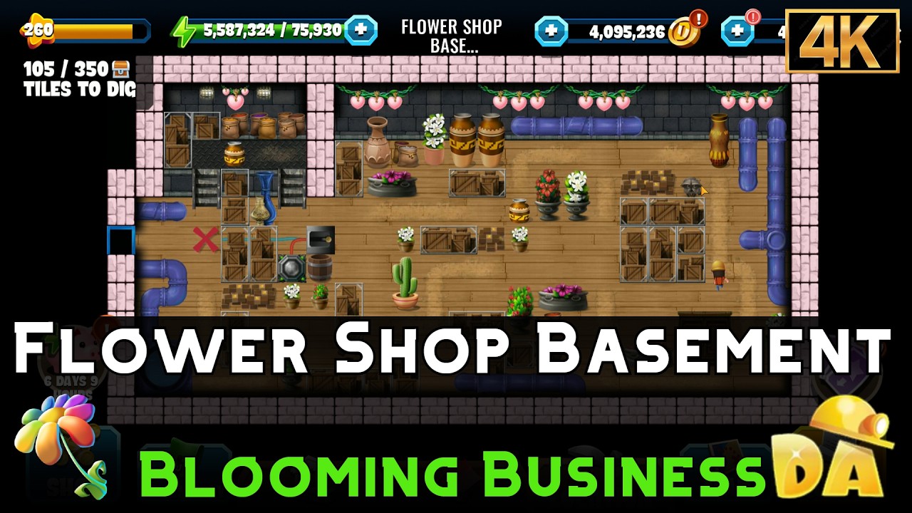 Flower Shop Basement | Blooming Business #4 | Diggy's Adventure