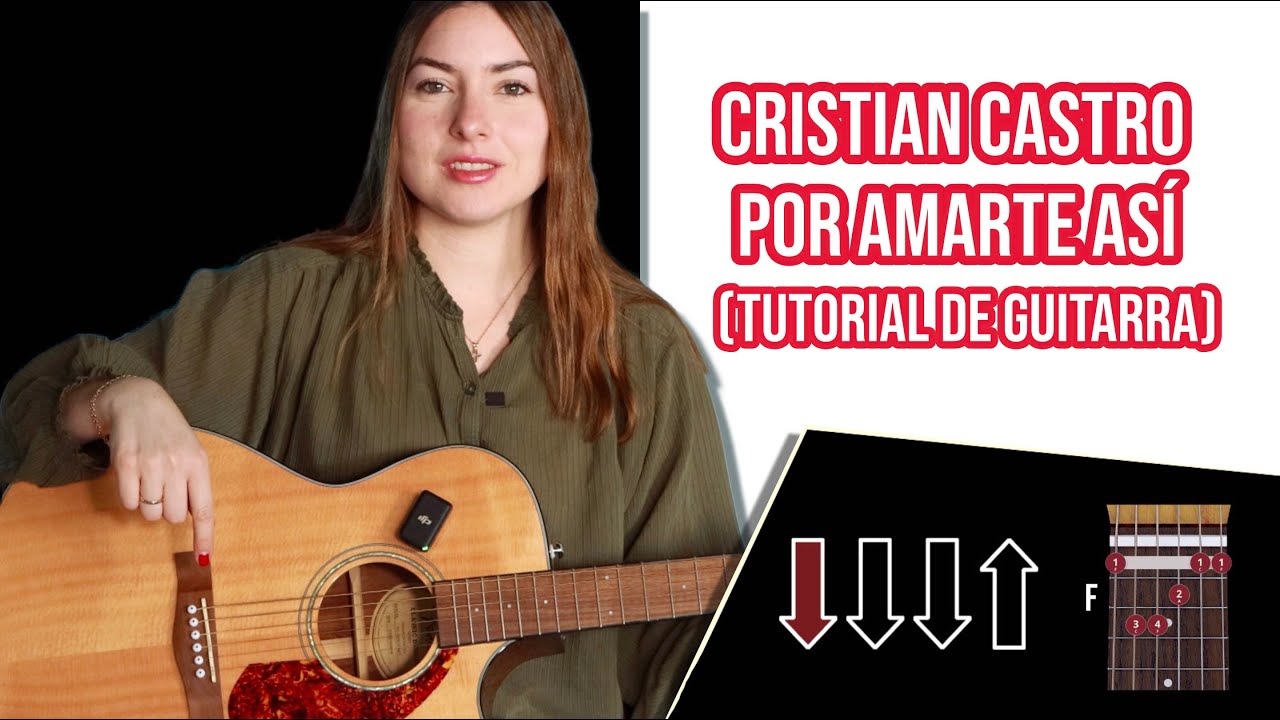 Cristian Castro - Por Amarte Así (Tutorial de Guitarra)