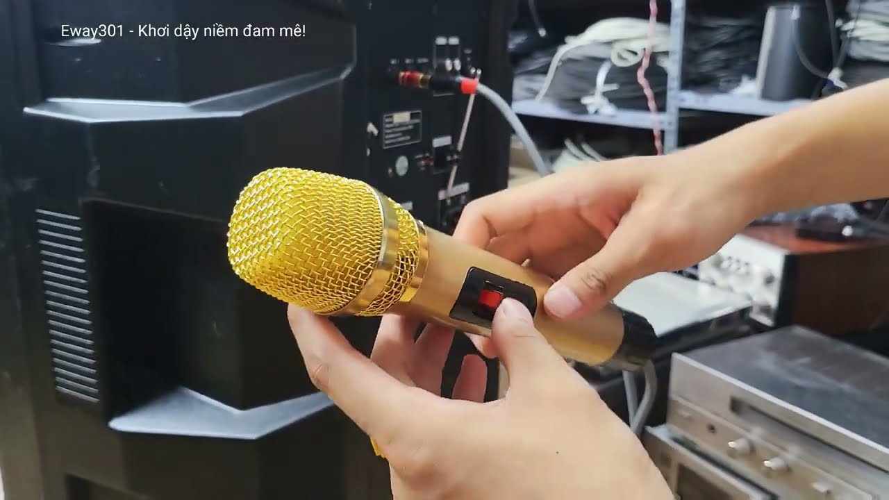 Chế Míc hát Karaoke từ chiếc Míc không dây hỏng, cực đơn giản