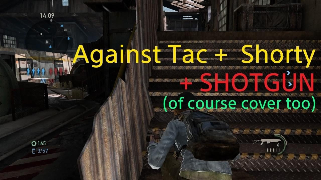 Against Tac + Shorty + Shotgun (of course cover too) The Last of Us Remastered 2024 PS5