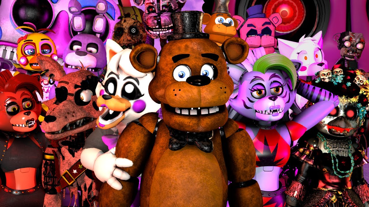 Gmod FNAF | Spawning ALL Of My FNAF Ragdolls Again!
