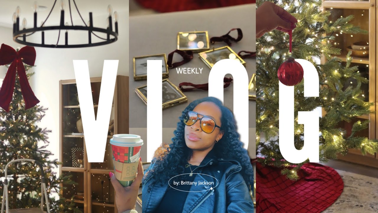 Еженедельный видеоблог | УСТАНОВКА ЁЛКИ 🎄 Кофейное свидание и ещё больше декора