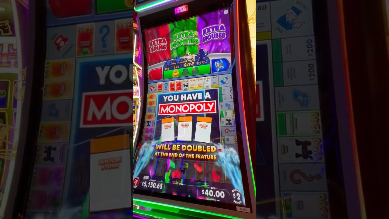 Самый крупный выигрыш, который вы когда-либо увидите на игровых автоматах Monopoly!!!