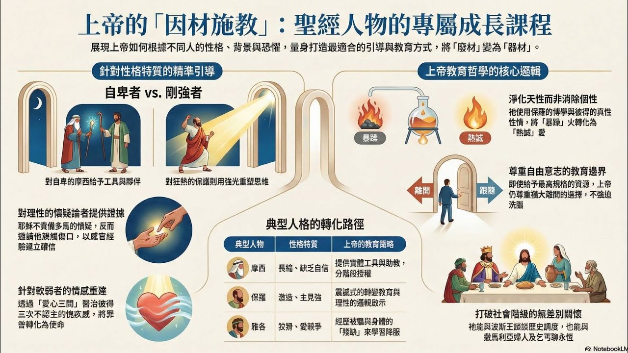 聖經中的因材施教：上帝的生命成長教育學