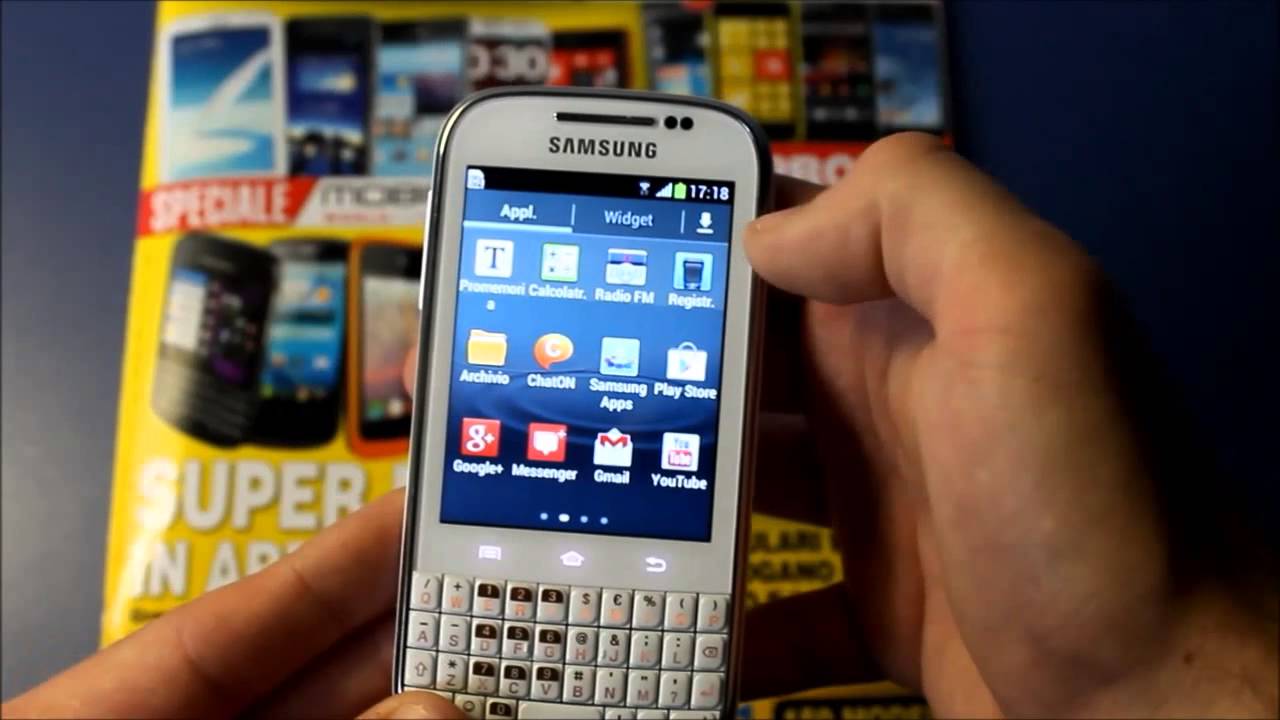 Samsung Galaxy Chat - Recensione