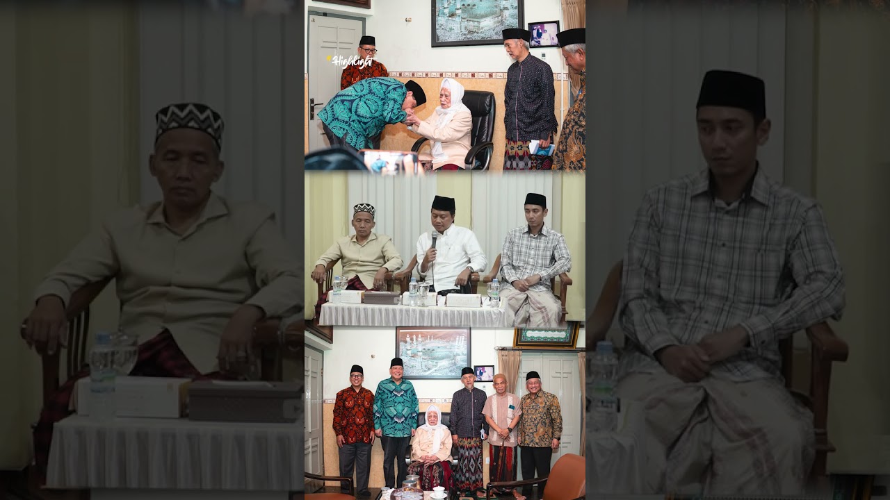 Chairul Tanjung bersama Prof. Muhammad Nuh  bersilaturahmi ke Pondok Pesantren Lirboyo, Kediri.