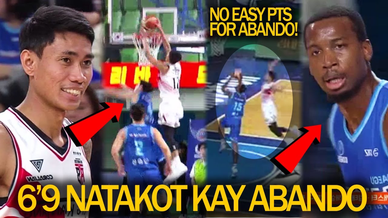 Rhenz Abando TINAKOT ang 6'9 IMPORT! SJ Belangel SOLID na PG Full Highlights