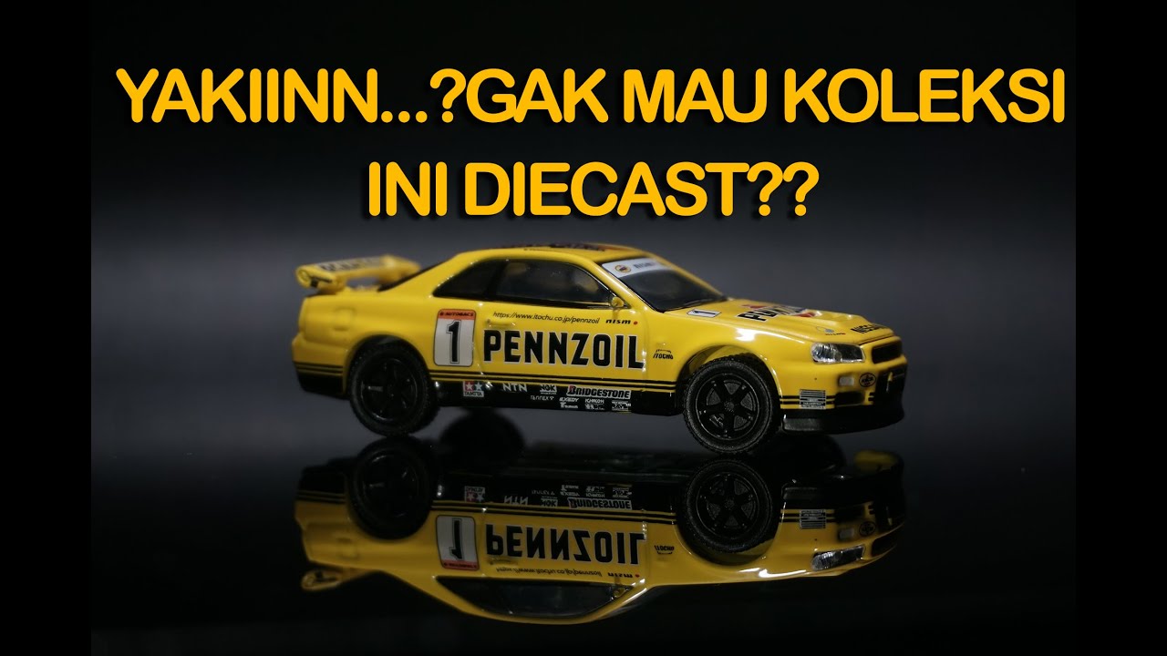 REVIEW GREENLIGHT NISSAN SKYLINE PENNZOIL | REVIEW DIECAST INDONESIA