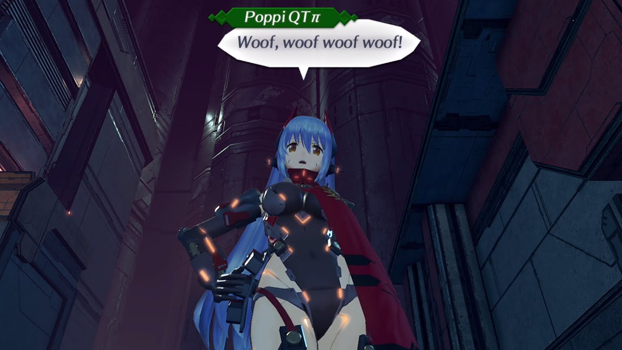 Poppi QTπ лает как собака 🐶 | Видеоролик из Xenoblade Chronicles 2 (Nintendo Switch)