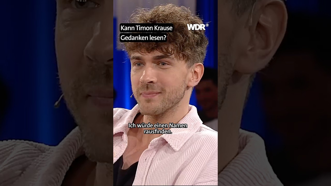 So liest der Mentalist die Gedanken von Johann K&ouml;nig | WDR #shorts #k&ouml;lnertreff