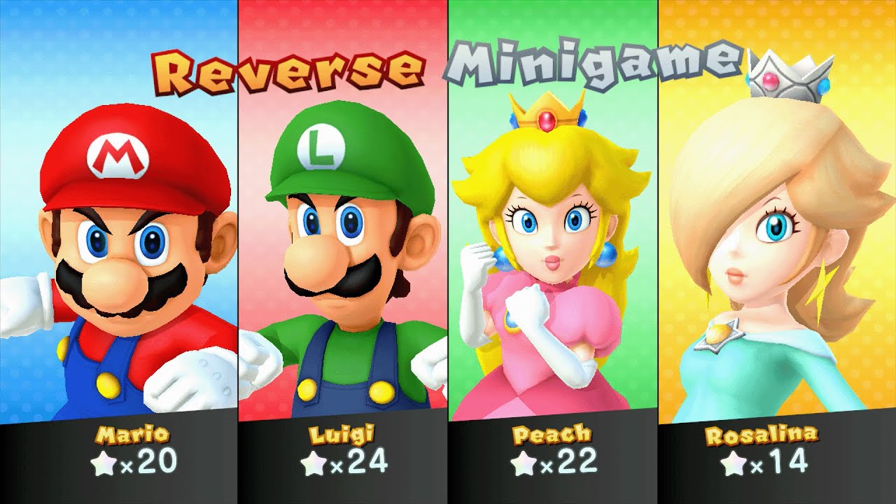 Mario Party 10 - Mario vs Luigi vs Peach vs Rosalina - Airship Central