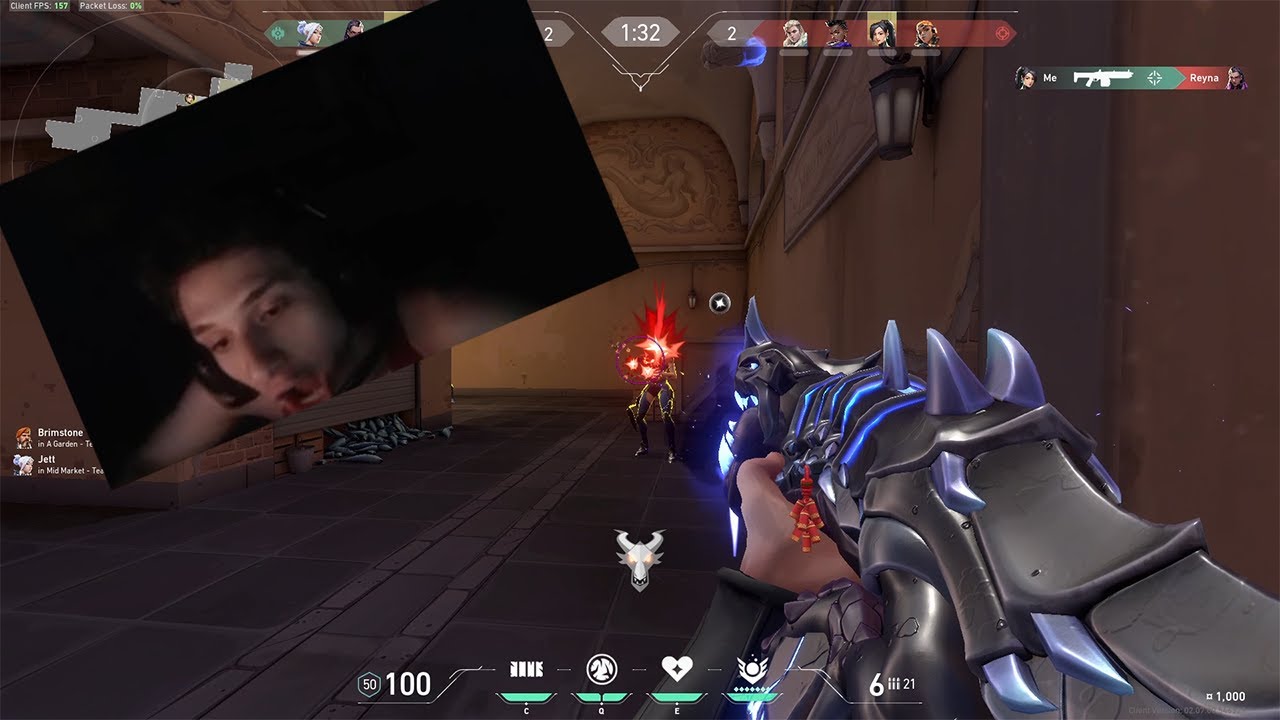 Valorant Immortal Streamer RAGES after dying to Shotgun Sage