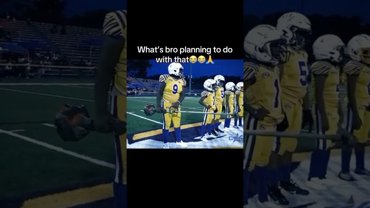 Bro got a whole weed wacker 😭 (via bingleton.cbfw/TT) #shorts #football #funny #highlights #ot7