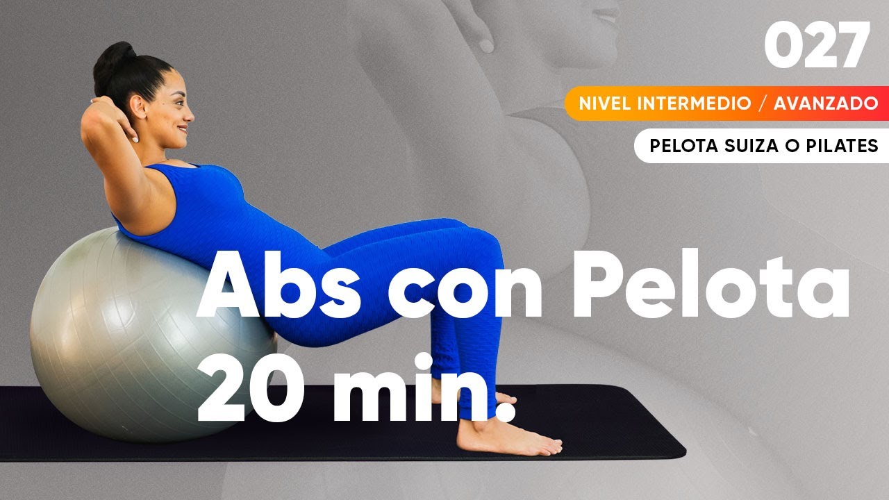 ¡Abs de acero con pelota de pilates! 🔥| Rutina de 20 minutos para un vientre plano