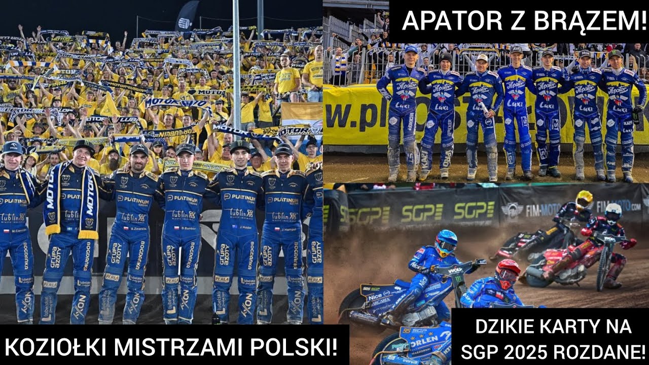 Motor Lublin mistrzem Polski, Dzikie karty na SGP 2025 rozdane | Żużel News