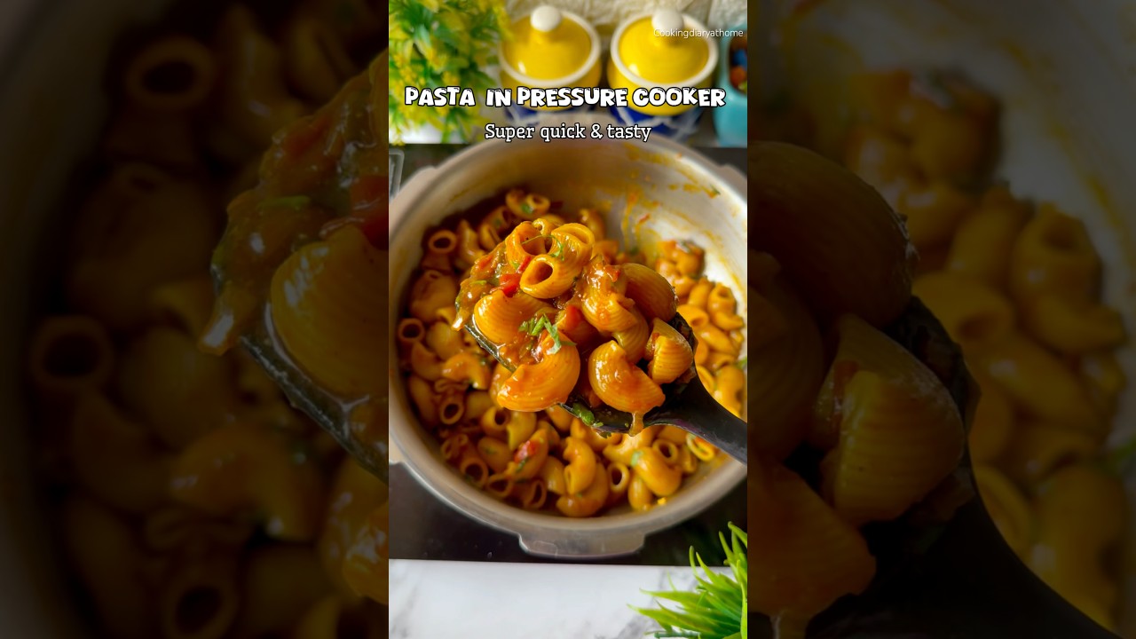 Desi pasta in cooker recipe 😍| Ye wali pasta ki recipe try karo #shorts #ytshort #recipe #ytviral