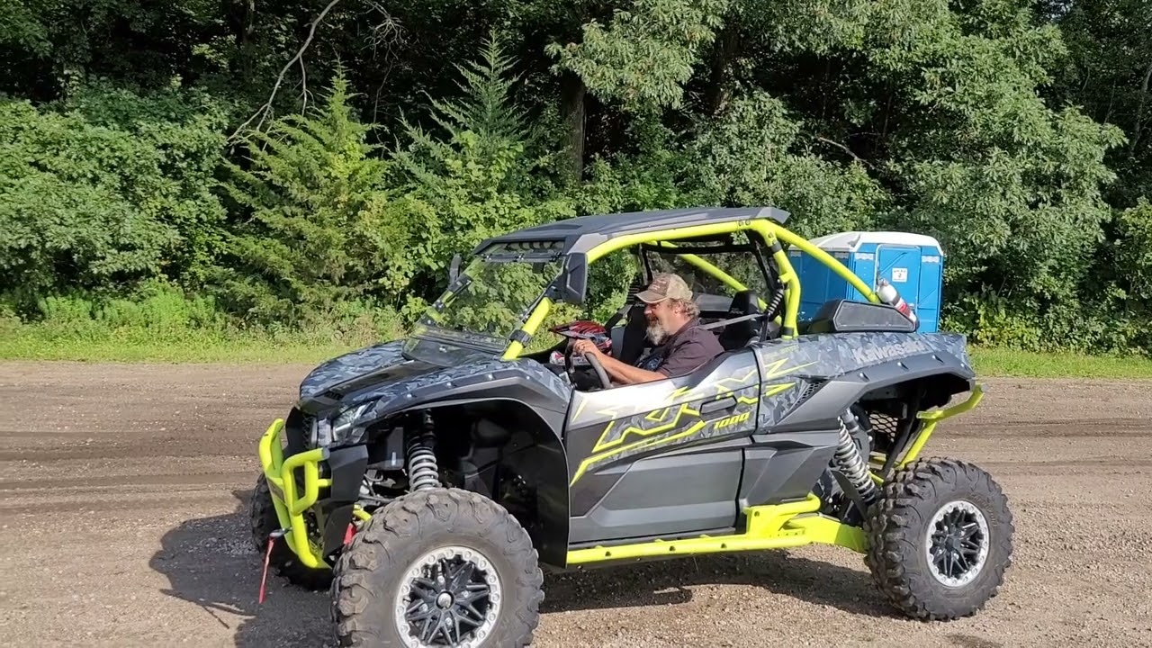 Meeker County OHV park. 1st time on our kawasaki krx 1000