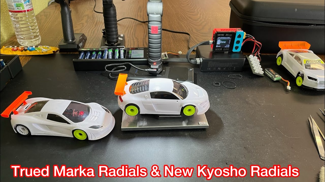 Трасса с низким сцеплением: Часть 2 | Marka 15 и радиальные шины Kyosho