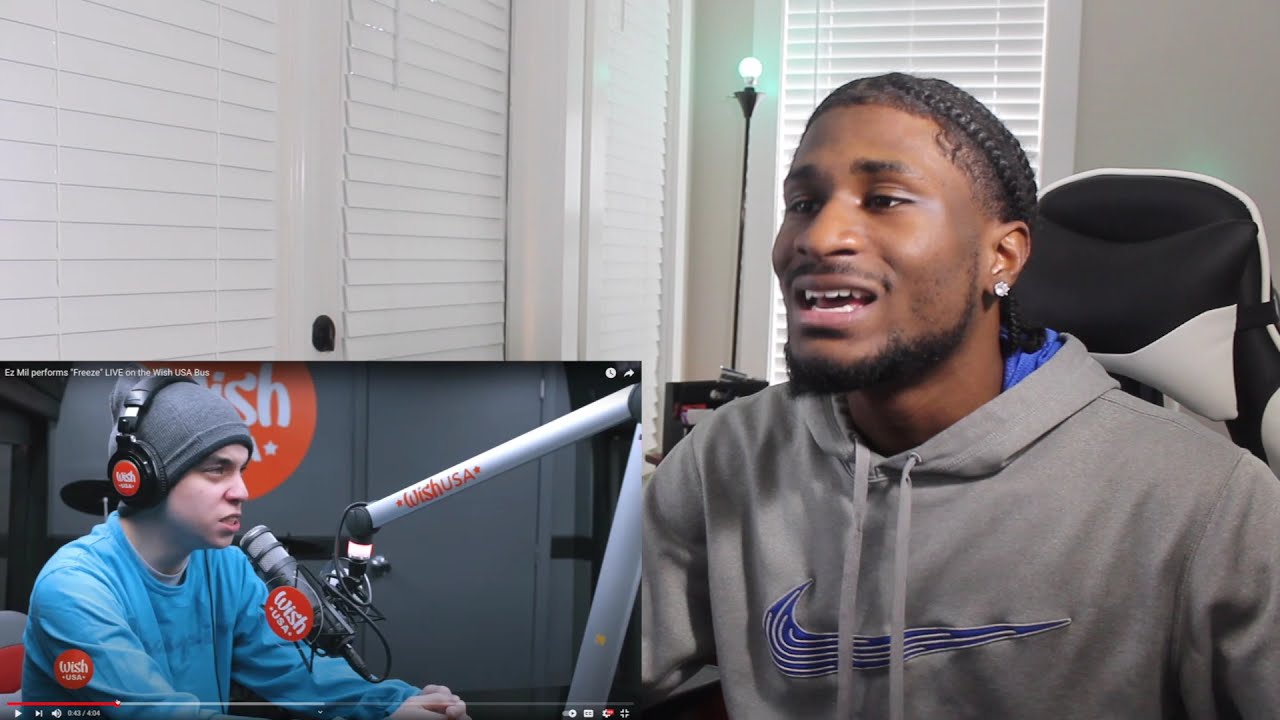 HE KILLED IT AGAIN!!! | FIRST TIME HEARING EZ MIL - FREEZE (LIVE on the Wish USA Bus) | REACTION