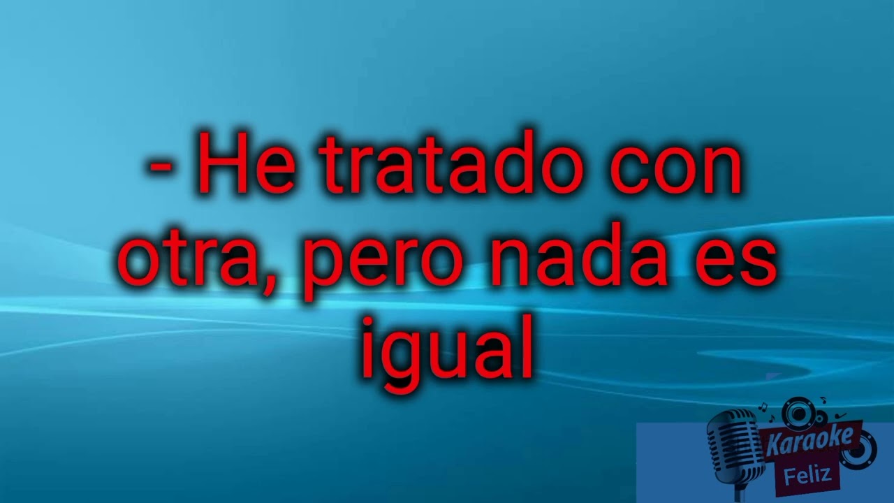 Soy Un Solitario - Los Temerarios KARAOKE