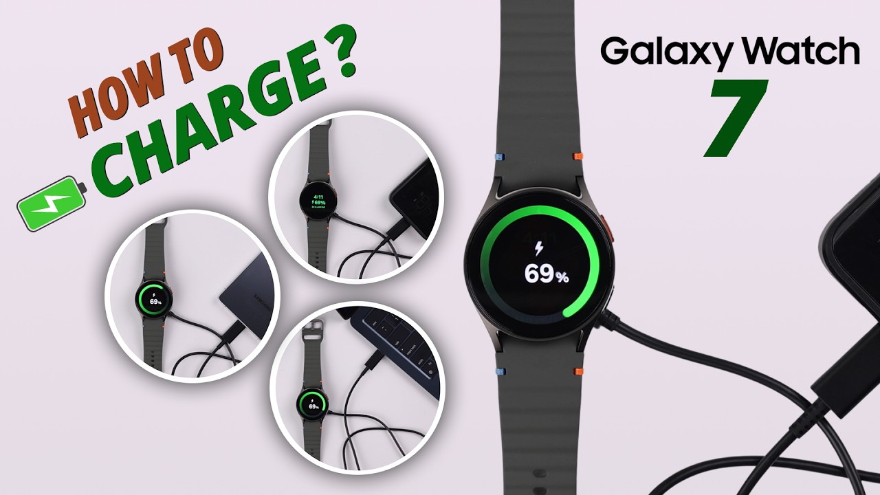 How to Charge Samsung Galaxy Watch 7 [Full Explained]