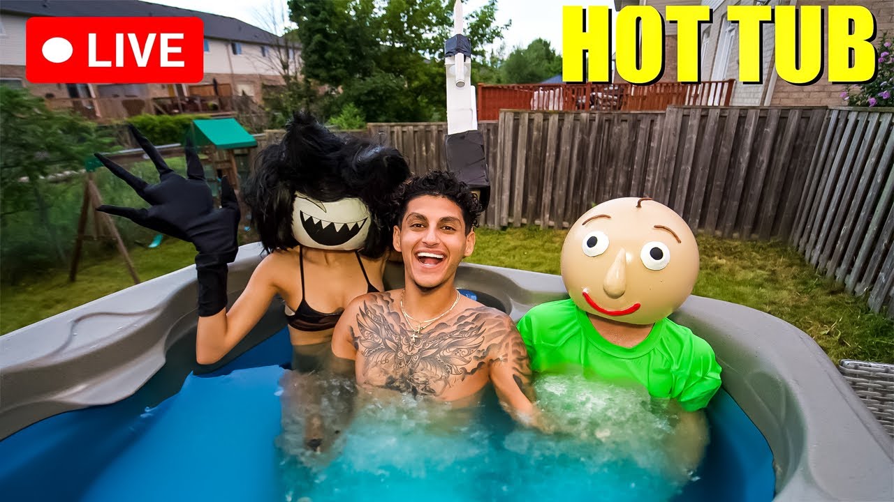 MISS CIRCLE HOT TUB LIVESTREAM!