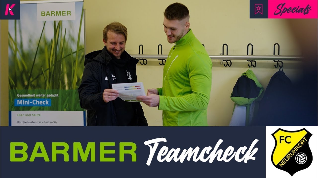 Gesundheit steht für uns an erster Stelle - So lief der BARMER-Teamcheck beim FC Neuruhrort e.V.