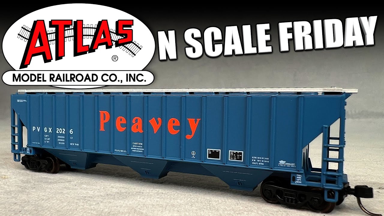 Thrall 4750 Covered Hopper Atlas Trainman N Scale Friday