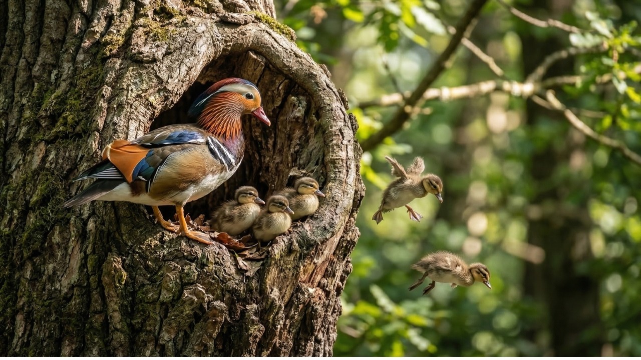 Mandarin Duck: 100 Days From Egg To Survivor – The Incredible Journey | Birds