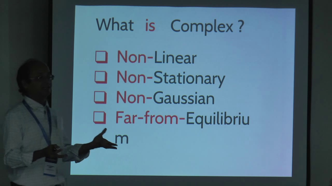 Dr. Sitabhra Sinha &ndash; Complexity Science as a Framework